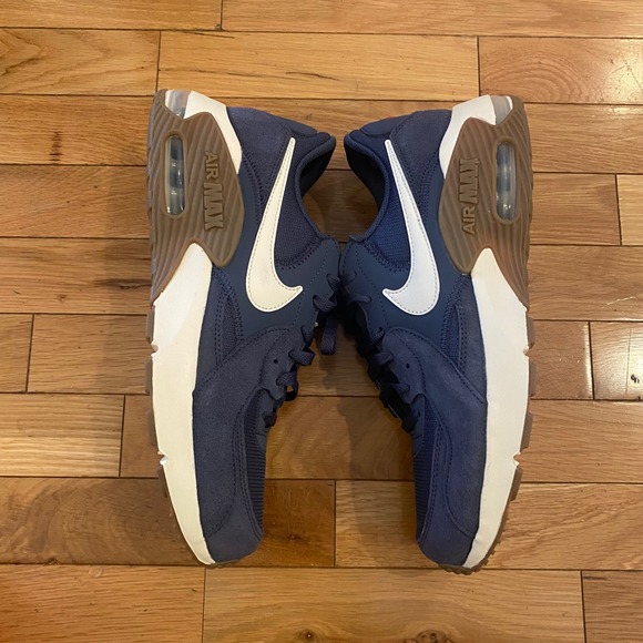 Nike Air Max Excee Men's Navy White Gum Casual Athletic Shoes Size 10.5 - Picture 6 of 6